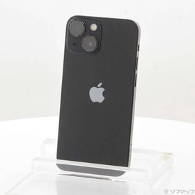 〔中古〕Apple(アップル) iPhone13 mini 128GB ミッドナイト MLJC3J／A SIMフリー〔262-ud〕