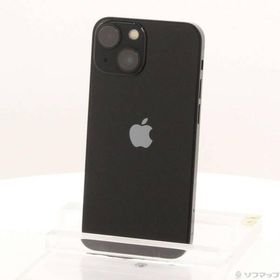〔中古〕Apple(アップル) iPhone13 mini 128GB ミッドナイト MLJC3J／A SIMフリー〔258-ud〕