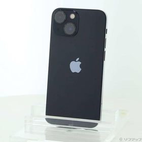 〔中古〕Apple(アップル) iPhone13 mini 128GB ミッドナイト MLJC3J／A SIMフリー〔198-ud〕