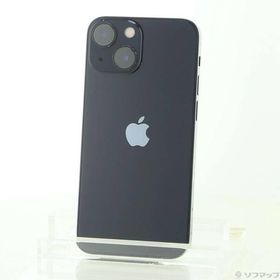 〔中古〕Apple(アップル) iPhone13 mini 128GB ミッドナイト MLJC3J／A SIMフリー〔377-ud〕