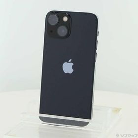 〔中古〕Apple(アップル) iPhone13 mini 128GB ミッドナイト MLJC3J／A SIMフリー〔297-ud〕