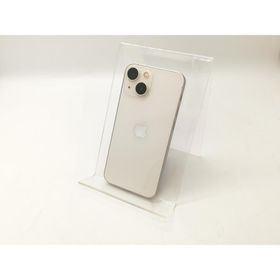 【中古】Apple 国内版 【SIMフリー】 iPhone 13 mini 128GB スターライト MLJE3J/A【秋葉4号】保証期間１ヶ月【ランクB】