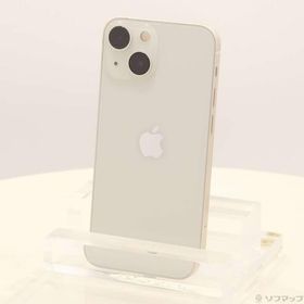 〔中古〕Apple(アップル) iPhone13 mini 128GB スターライト MLJE3J／A SIMフリー〔348-ud〕