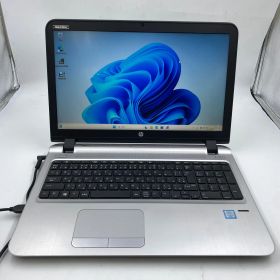 X51183【整備済・美品・動作確認済み】HP ProBook 450 SSD128GB DVDマルチ テンキー付き Windows11 Pro