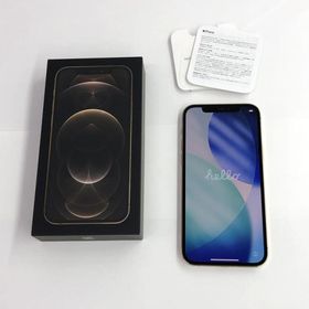 《ジャンク扱い》Apple SIMフリー iPhone12Pro 256GB ゴールド MGMC3J/A【IMEI：356685117406353】店頭/他モール併売《家電・山城店》O9735