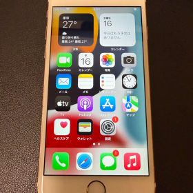 iPhone6s 64GB 本体 ローズゴールド バッテリー容量76%