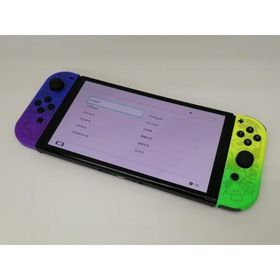 【中古】Nintendo Switch 本体 (有機ELモデル) HEG-S-KCAAA スプラトゥーン3エディション【川越クレアモール】保証期間１ヶ月【ランクB】