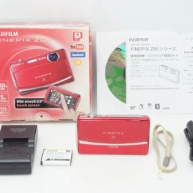 美品 FUJIFILM フジフィルム FinePix Z90 コンパクトデジタルカメラ レッド 元箱付 260620d