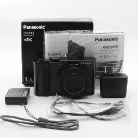 パナソニック コンパクトデジタルカメラ ルミックス TX2 光学15倍 ブラック DC-TX2-K