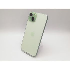 【中古】Apple 国内版 【SIMフリー】 iPhone 15 Plus 128GB グリーン MU0E3J/A【鹿児島中町】保証期間１ヶ月【ランクC】