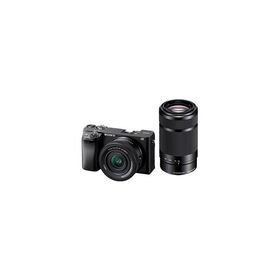 ★ソニー / SONY α6400 ILCE-6400X ダブルズームレンズキット [ブラック]【デジタル一眼カメラ】【送料無料】
