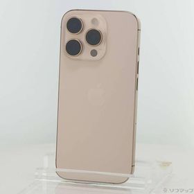 〔中古〕Apple(アップル) iPhone16 Pro 128GB デザートチタニウム FYMX3J／A SIMフリー〔305-ud〕