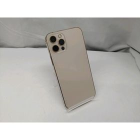 【中古】Apple au 【SIMロック解除済み】 iPhone 12 Pro 128GB ゴールド MGM73J/A【札幌】保証期間１ヶ月【ランクB】