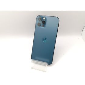 【中古】Apple au 【SIMロック解除済み】 iPhone 12 Pro 256GB パシフィックブルー MGMD3J/A【戸塚】保証期間１ヶ月【ランクC】