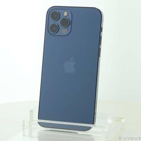 〔中古〕Apple(アップル) iPhone12 Pro 256GB パシフィックブルー MGMD3J／A SIMフリー〔348-ud〕