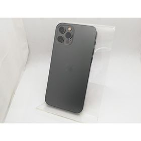 【中古】Apple docomo 【SIMロック解除済み】 iPhone 12 Pro 128GB グラファイト MGM53J/A【秋葉3号】保証期間１ヶ月【ランクC】