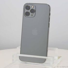 〔中古〕Apple(アップル) iPhone12 Pro 128GB グラファイト MGM53J／A SIMフリー〔276-ud〕