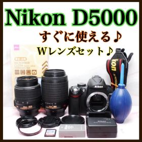 ✨ショット数約2710回✨Nikon D5000 超望遠レンズ付 軽量