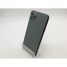【中古】Apple docomo 【SIMロック解除済み】 iPhone 11 Pro Max 512GB ミッドナイトグリーン MWHR2J/A【柏】保証期間１ヶ月【ランクB】