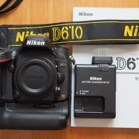 Nikon D610 本体 バッテリーパックと明るい標準レンズ付き