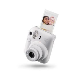 instax mini 12カメラ、クレイホワイト。