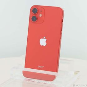 (中古)Apple iPhone12 mini 64GB プロダクトレッド MGAE3J/A SIMフリー(344-ud)