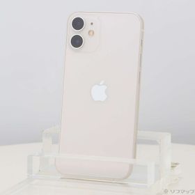 (中古)Apple iPhone12 mini 64GB ホワイト MGA63J/A SIMフリー(262-ud)