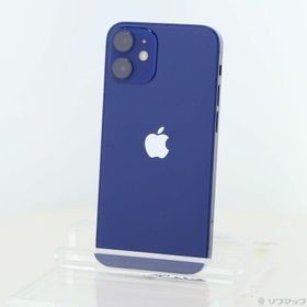(中古)Apple iPhone12 mini 64GB ブルー MGAP3J/A SIMフリー(258-ud)