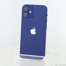(中古)Apple iPhone12 mini 64GB ブルー MGAP3J/A SIMフリー(198-ud)