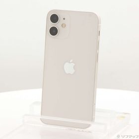(中古)Apple iPhone12 mini 64GB ホワイト MGA63J/A SIMフリー(196-ud)