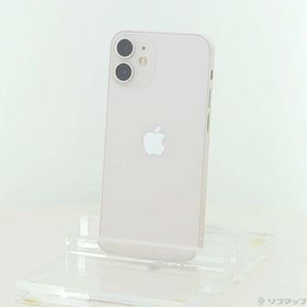 (中古)Apple iPhone12 mini 64GB ホワイト MGA63J/A SIMフリー(269-ud)