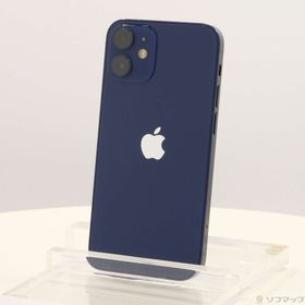(中古)Apple iPhone12 mini 256GB ブルー MGDV3J/A SIMフリー(269-ud)