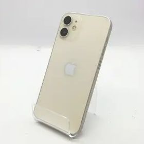 【中古】Apple au 【SIMロック解除済み】 iPhone 12 mini 64GB ホワイト MGA63J/A【立川フロム中武】保証期間１ヶ月【ランクB】