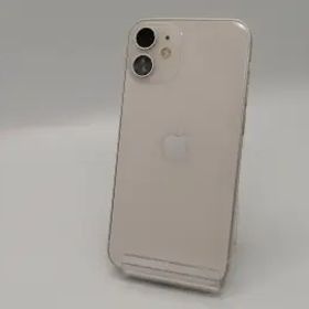 【中古】Apple au 【SIMロック解除済み】 iPhone 12 mini 64GB ホワイト MGA63J/A【大須アメ横】保証期間１ヶ月【ランクB】