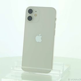 (中古)Apple iPhone12 mini 64GB ホワイト MGA63J/A SIMフリー(196-ud)