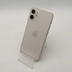 【中古】Apple 楽天モバイル 【SIMフリー】 iPhone 12 mini 64GB ホワイト MGA63J/A【OSU301】保証期間１ヶ月【ランクC】