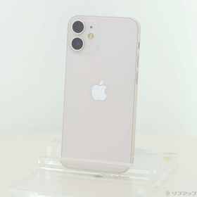 (中古)Apple iPhone12 mini 64GB ホワイト MGA63J/A SIMフリー(377-ud)