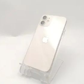 【中古】Apple au 【SIMロック解除済み】 iPhone 12 mini 64GB ホワイト MGA63J/A【府中ル・シーニュ】保証期間１ヶ月【ランクB】