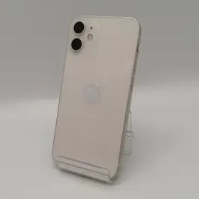 【中古】Apple SoftBank 【SIMロック解除済み】 iPhone 12 mini 64GB ホワイト MGA63J/A【大須アメ横】保証期間１ヶ月【ランクC】