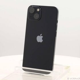〔中古〕Apple(アップル) iPhone13 128GB ミッドナイト MLNC3J／A SIMフリー〔269-ud〕
