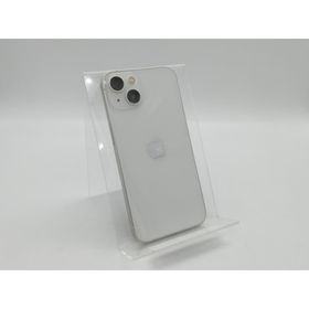 【中古】Apple SoftBank 【SIMフリー】 iPhone 13 128GB スターライト MLND3J/A【DS秋葉】保証期間１ヶ月【ランクC】