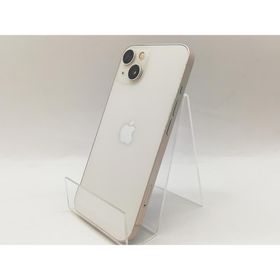【中古】Apple SoftBank 【SIMフリー】 iPhone 13 128GB スターライト MLND3J/A【福岡筑紫】保証期間１ヶ月【ランクB】