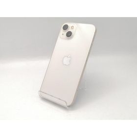 【中古】Apple SoftBank 【SIMフリー】 iPhone 13 128GB スターライト MLND3J/A【広島本通】保証期間１ヶ月【ランクC】