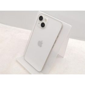 【中古】Apple SoftBank 【SIMフリー】 iPhone 13 128GB スターライト MLND3J/A【仙台駅東口】保証期間１ヶ月【ランクC】