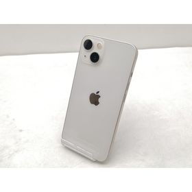【中古】Apple docomo 【SIMフリー】 iPhone 13 128GB スターライト MLND3J/A【仙台イービーンズ】保証期間１ヶ月【ランクC】