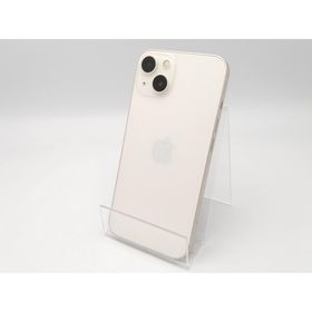 【中古】Apple SoftBank 【SIMフリー】 iPhone 13 128GB スターライト MLND3J/A【ECセンター】保証期間１ヶ月【ランクB】