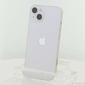 〔中古〕Apple(アップル) iPhone13 128GB スターライト MLND3J／A SIMフリー〔352-ud〕
