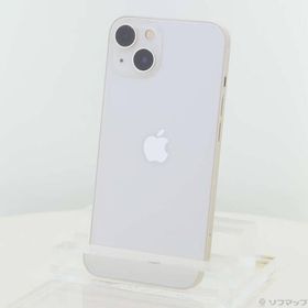〔中古〕Apple(アップル) iPhone13 128GB スターライト MLND3J／A SIMフリー〔352-ud〕