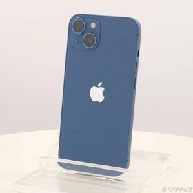 〔中古〕Apple(アップル) iPhone13 128GB ブルー MLNG3J／A SIMフリー〔377-ud〕