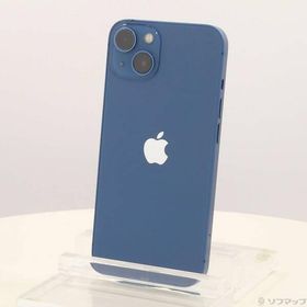 〔中古〕Apple(アップル) iPhone13 128GB ブルー MLNG3J／A SIMフリー〔377-ud〕